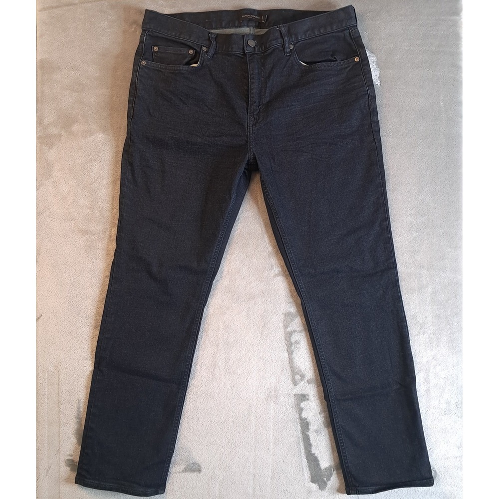 Banana Republic Slim Fit Jeans Men's 34 x 30 Denim Dark Indigo